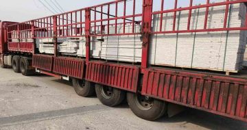 临沂 白麻荔枝面外墙干挂，工厂装车日常