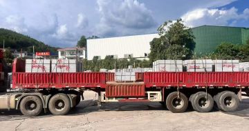 临沂 芝麻灰花岗岩地铺石出货日常