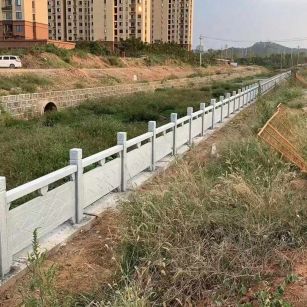 临沂 白麻河道栏杆效果展示图