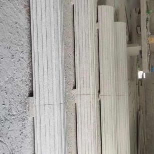 临沂 花岗岩厂家带你看白麻花岗岩门楼大柱柱皮