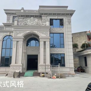 临沂 白麻花岗岩别墅外墙干挂