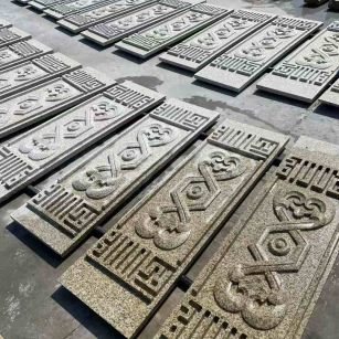 临沂 黄金麻花岗岩外墙雕刻板