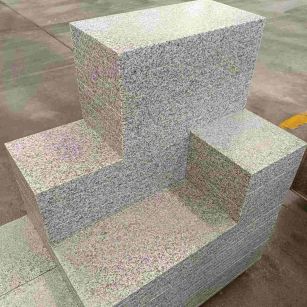 临沂 白麻花岗岩荔枝面地铺石