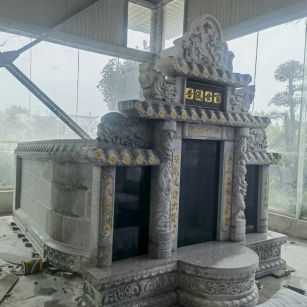 临沂 芝麻白墓碑效果展示图