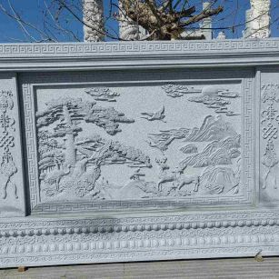 临沂 芝麻白大型照壁，屏风，影壁