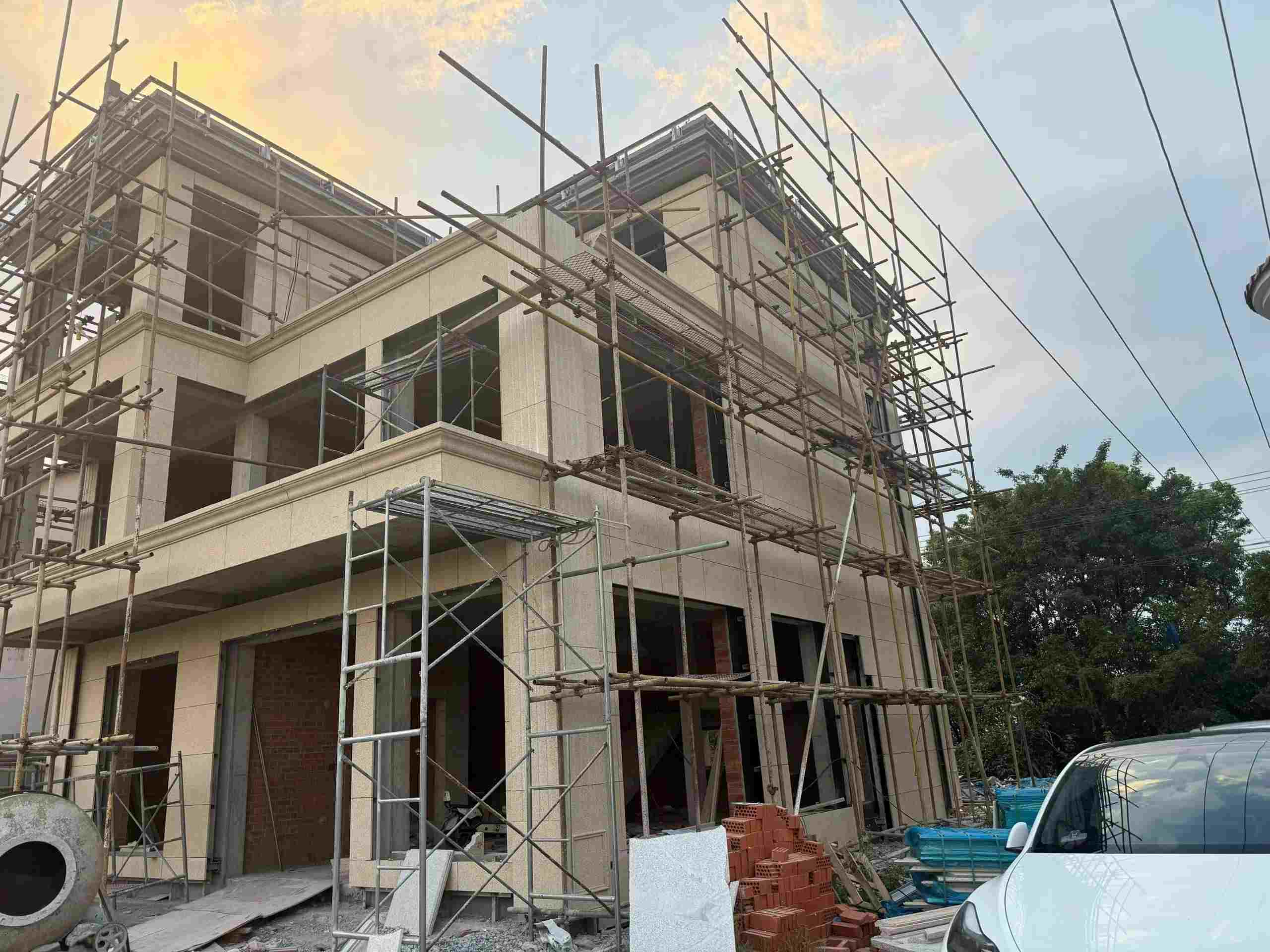 临沂 黄金麻荔枝面花岗岩外墙干挂