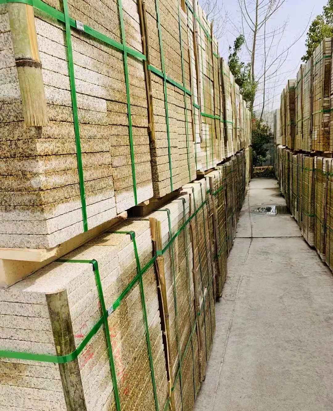 临沂 黄金麻花岗岩荔枝面地铺石