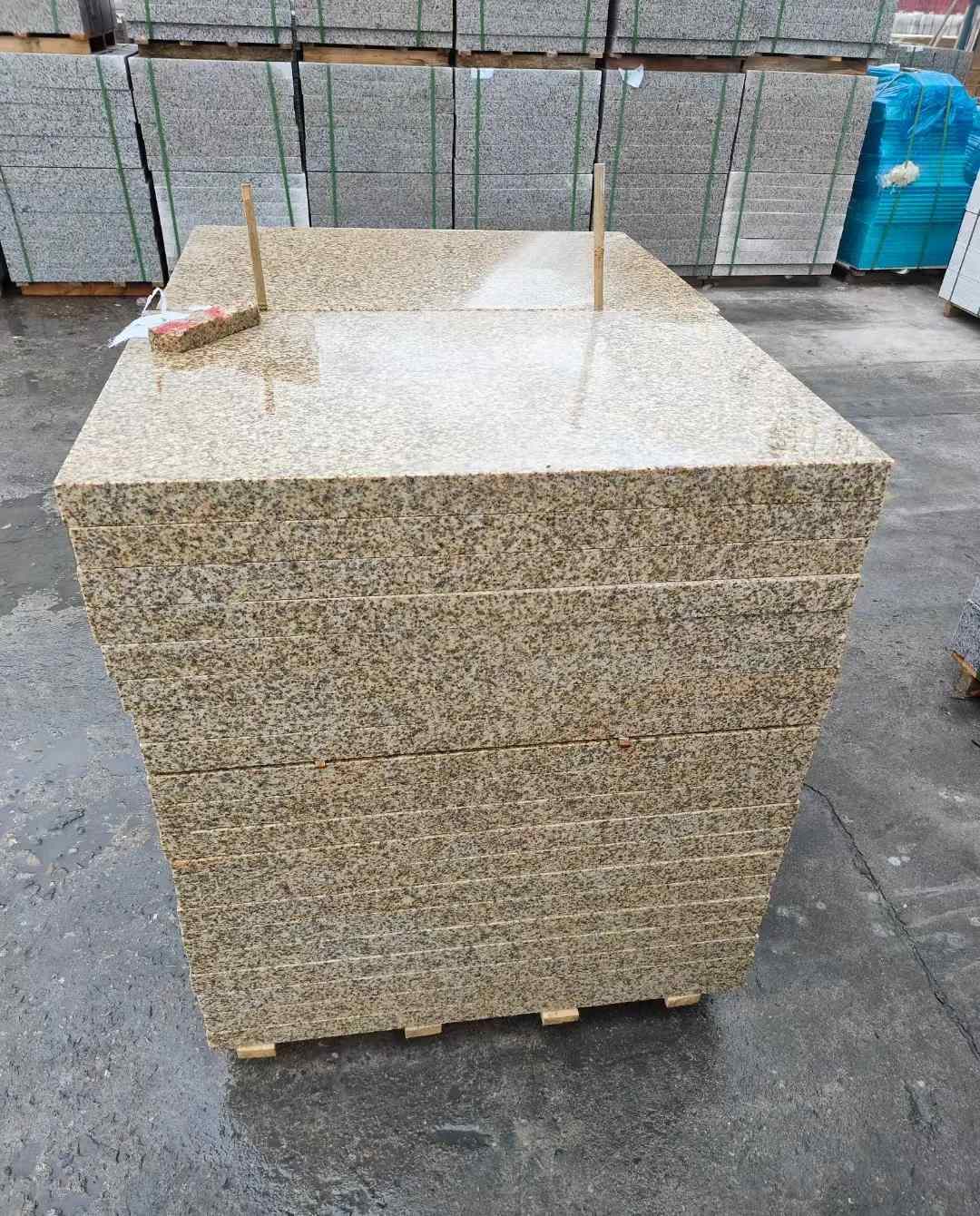 临沂 湖北黄金麻花岗岩石材荔枝面外墙石材