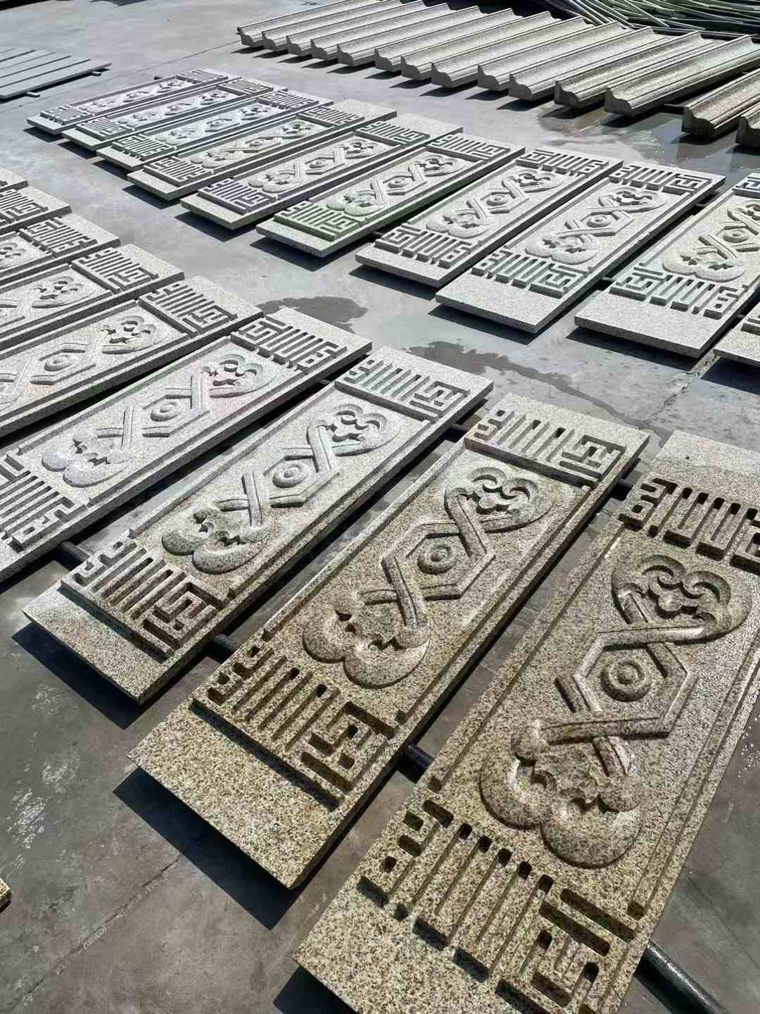 临沂 黄金麻花岗岩外墙雕刻板