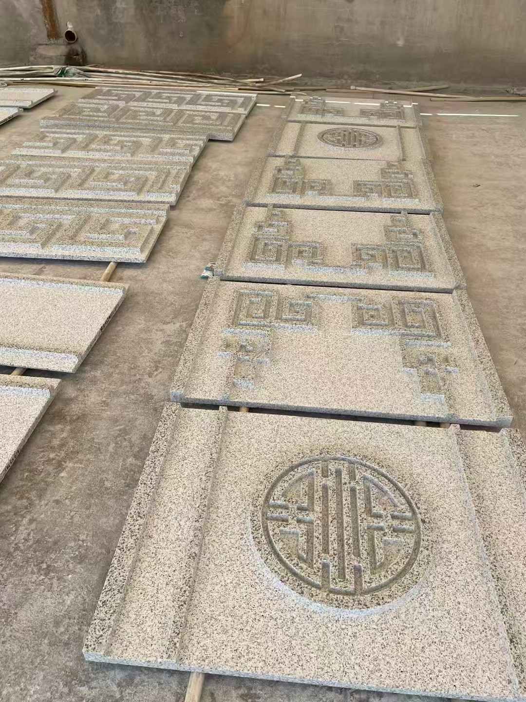 临沂 白麻花岗岩外墙立面雕刻板