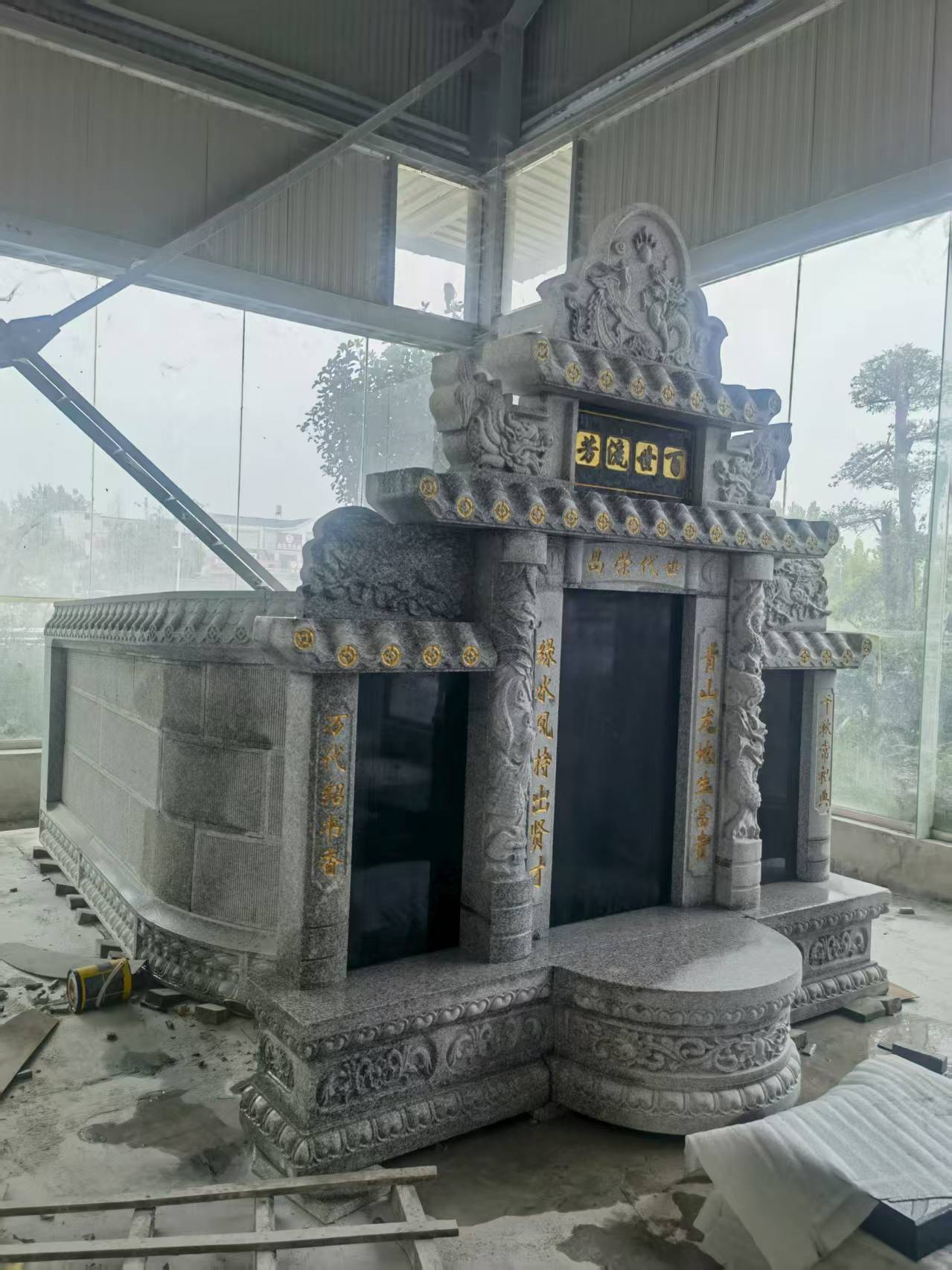 临沂 芝麻白墓碑效果展示图